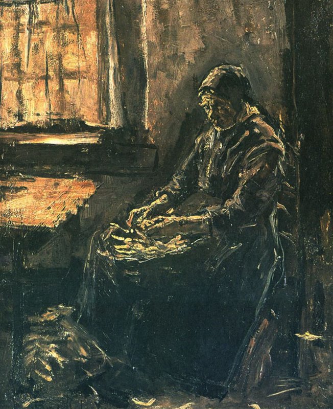 Woman in an interior by Suze Robertson,A3(16x12")Poster