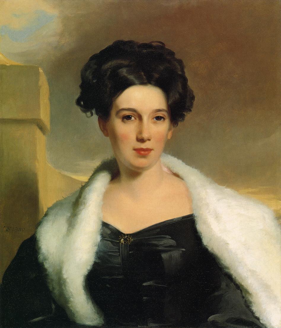 Mary Anne Heide Norris, vintage artwork by Thomas Sully, 12x8" (A4) Poster
