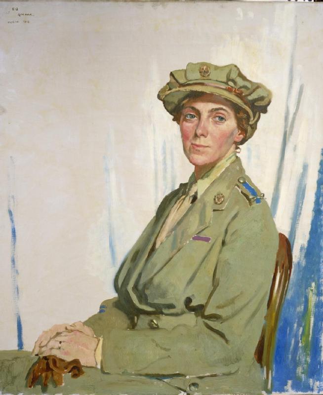 Dame Helen Gwynne-Vaughan by Sir William Orpen, R.A., R.H.A.,16x12(A3) Poster