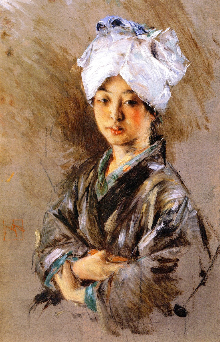 Japanese Woman by Robert Frederick Blum,A3(16x12")Poster