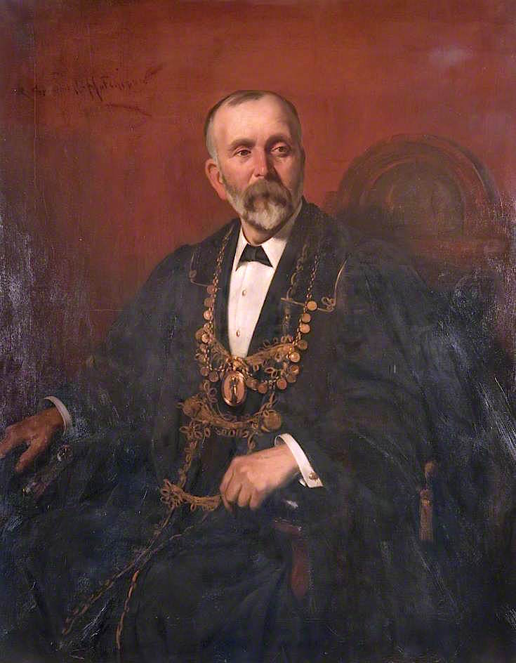 George Arthur, Provost, vintage artwork by Robert Gemmell Hutchison R.S.A. R.S.W., 12x8" (A4) Poster