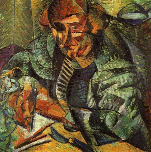 L'antigrazioso by Umberto Boccioni,16x12(A3) Poster