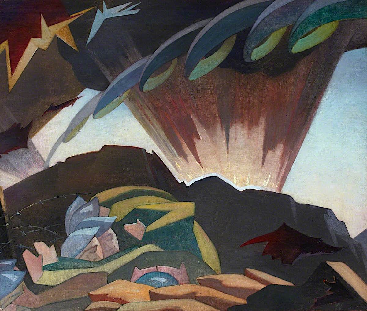 Shellburst by Eric Harald Macbeth Robertson,16x12(A3) Poster