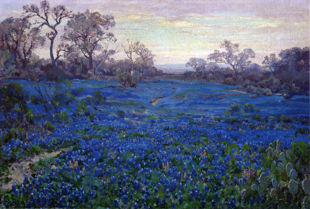 luebonnets at Twilight, near San Antonio by Julian Onderdonk,16x12(A3) Poster