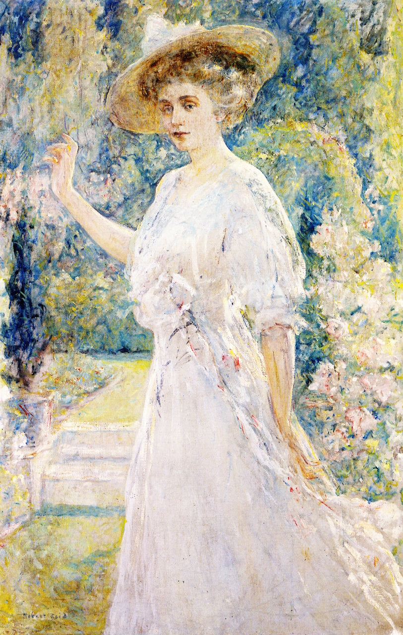 A Summer Portrait by Robert Lewis Reid,A3(16x12")Poster