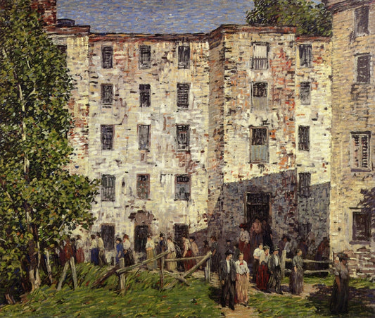 The Closing Hour, vintage artwork by Robert Spencer, 12x8" (A4) Poster