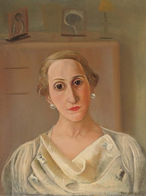 Juanita Edwards de Gandarillas by Boris Grigoriev,16x12(A3) Poster