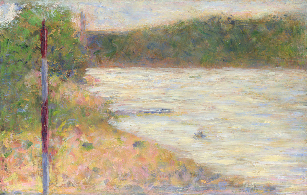 A River Bank, the Seine at Asnieres by Georges Seurat,A3(16x12")Poster