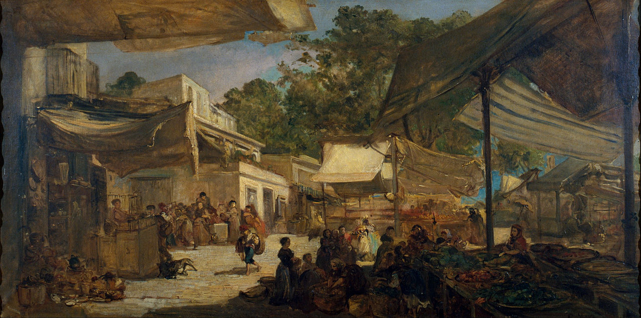 El Bornet, vintage artwork by Ramon Marti Alsina, 12x8" (A4) Poster