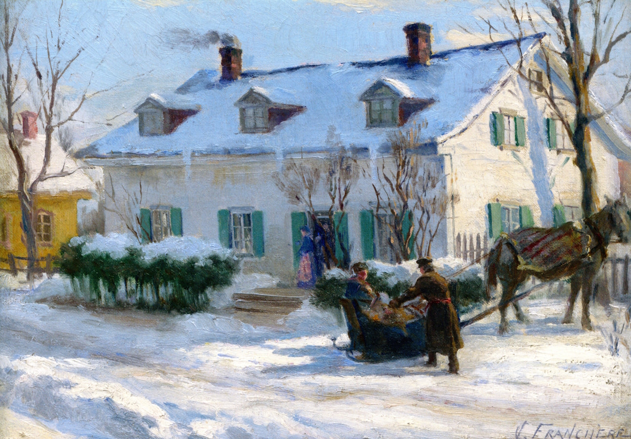 Gathering by Joseph-Charles Franchere,A3(16x12")Poster