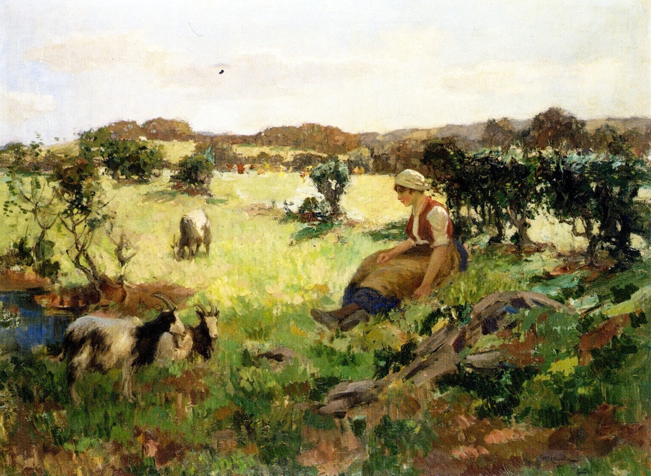 Summer in Galloway by William Hanna Clarke,16x12(A3) Poster