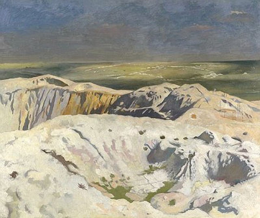 The Big Crater, vintage artwork by Sir William Orpen, R.A., R.H.A., 12x8" (A4) Poster