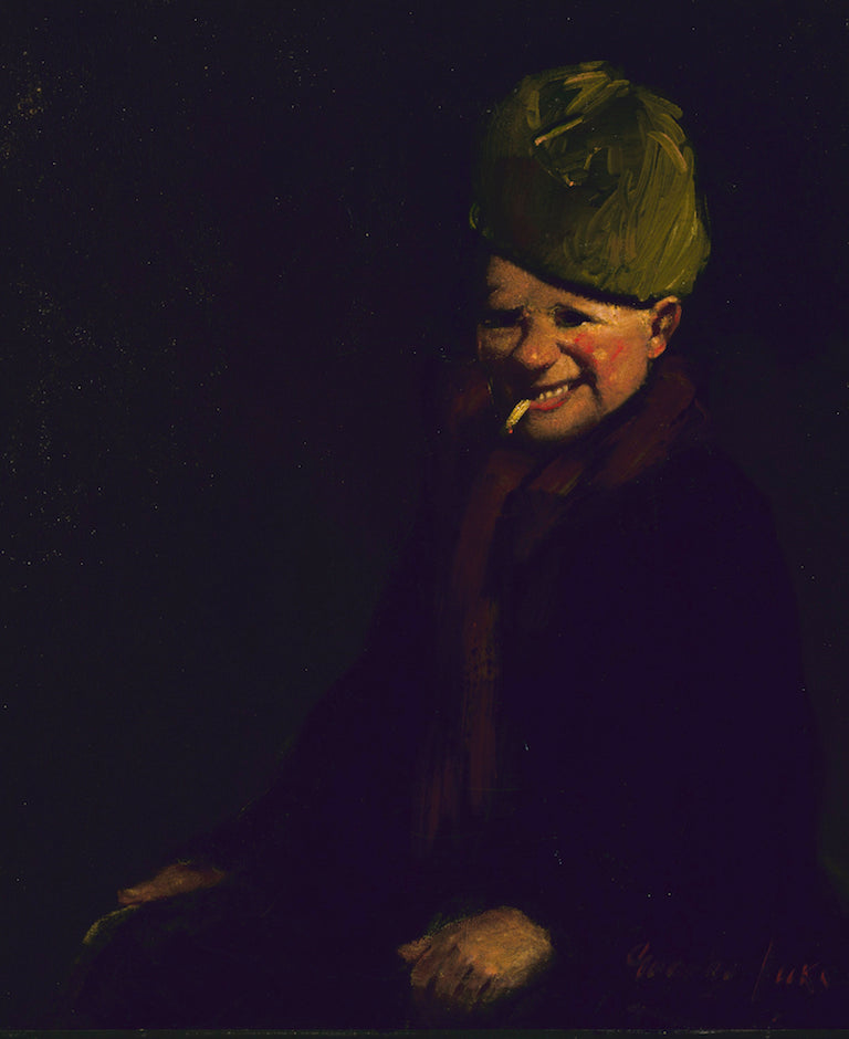 New Year's Shooter, vintage artwork by George Luks, 12x8" (A4) Poster