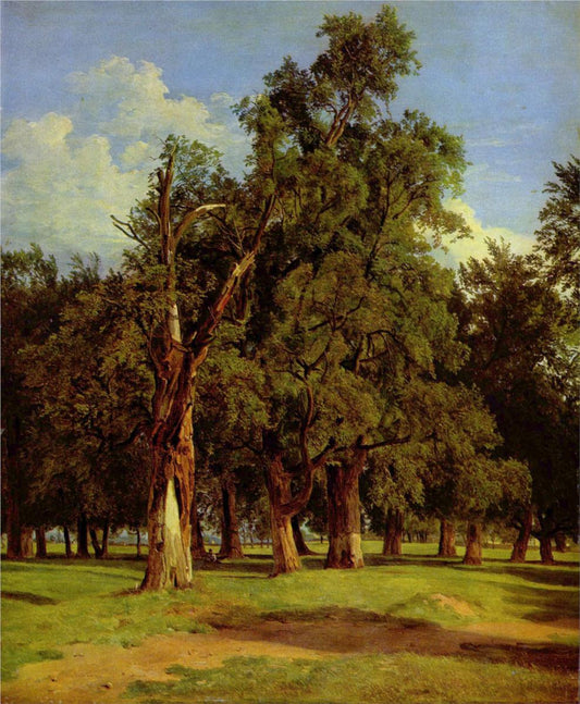 Old Elms in Prater, vintage artwork by Ferdinand Georg Waldmüller, A3 (16x12") Poster Print