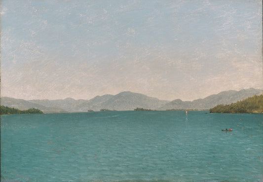 Lake George, Free Study, vintage artwork by John Frederick Kensett, A3 (16x12") Poster Print