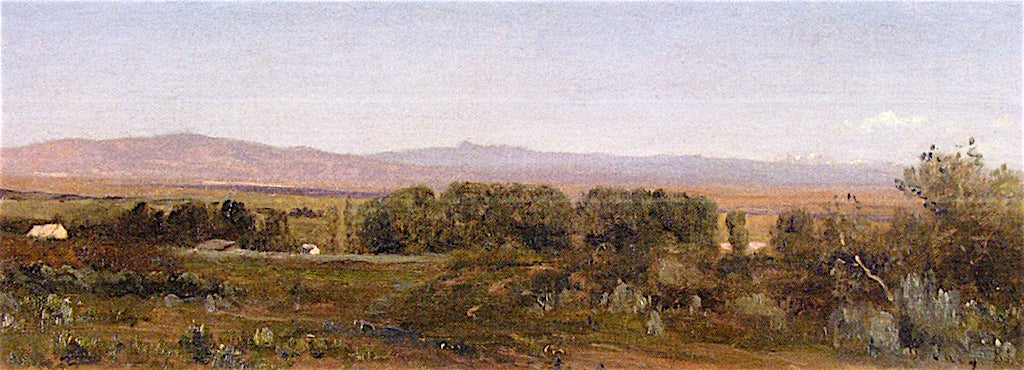 Near Fort Halleck, vintage artwork by Jervis McEntee, 12x8" (A4) Poster