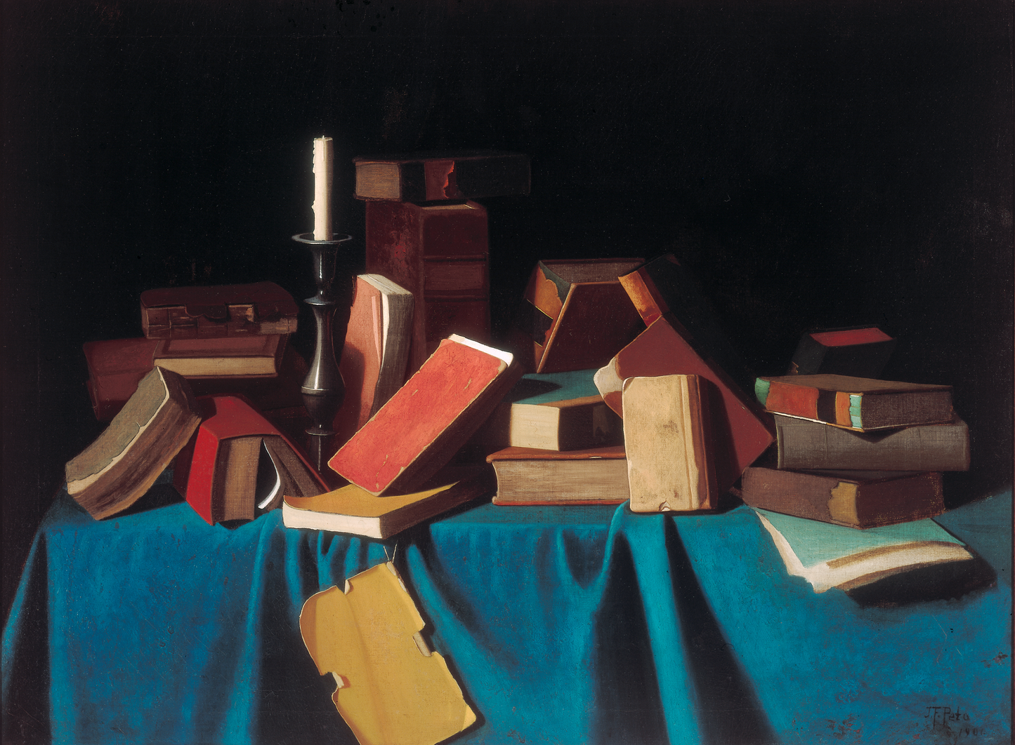 In the Library by John Frederick Peto,A3(16x12")Poster