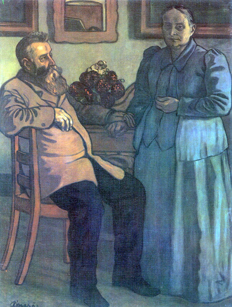  Parents after Forty Years of Marriage by Jozsef Rippl-Ronai,A3(16x12")Poster