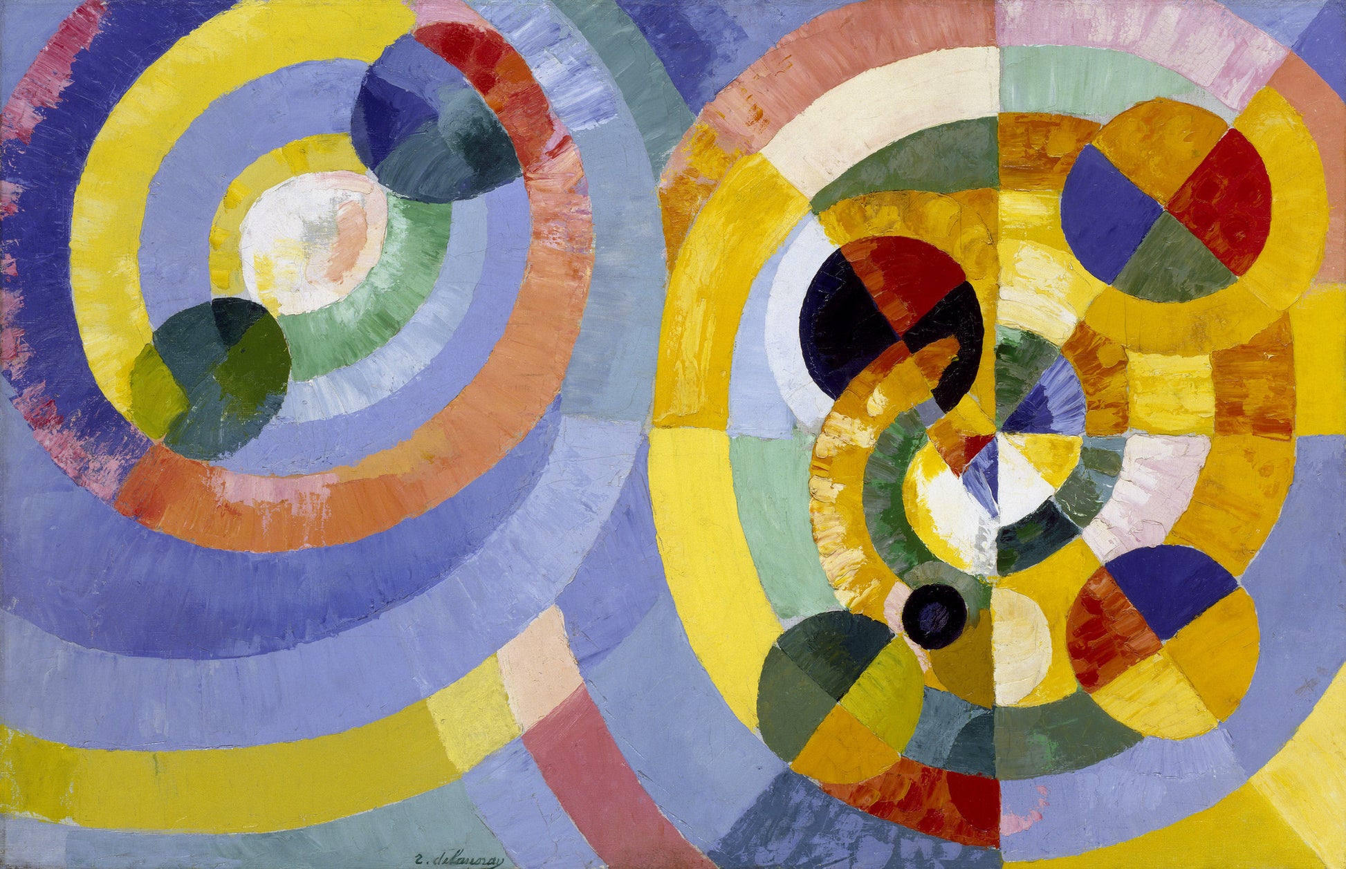 Circular Formes by Robert Delaunay,16x12(A3) Poster