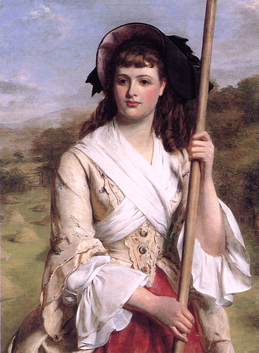 Polly Peachum, vintage artwork by William Powell Frith, A3 (16x12") Poster Print