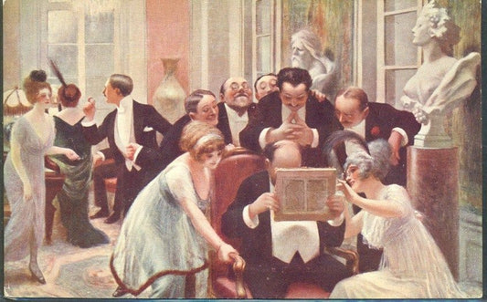 The Frago, vintage artwork by Albert Guillaume, 12x8" (A4) Poster