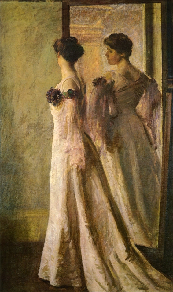 The Heliotrope Gown, vintage artwork by Joseph Rodefer DeCamp, 12x8" (A4) Poster