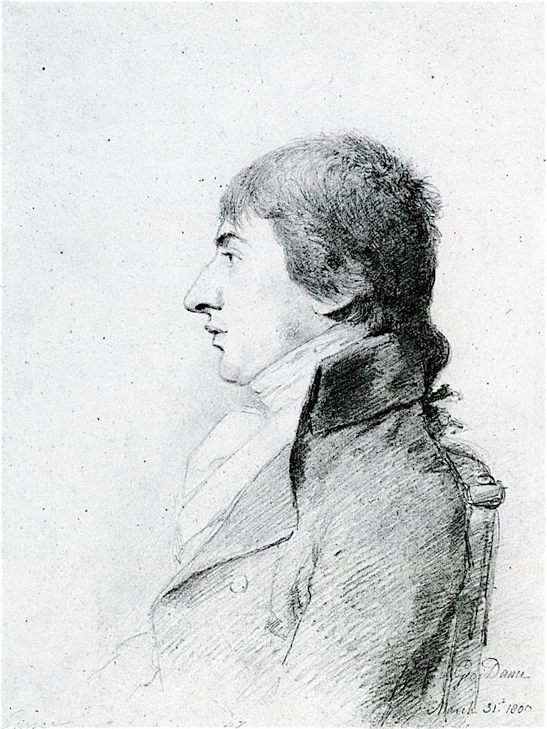 J. M. W. Turner ARA, vintage artwork by George Dance the Younger, 12x8" (A4) Poster