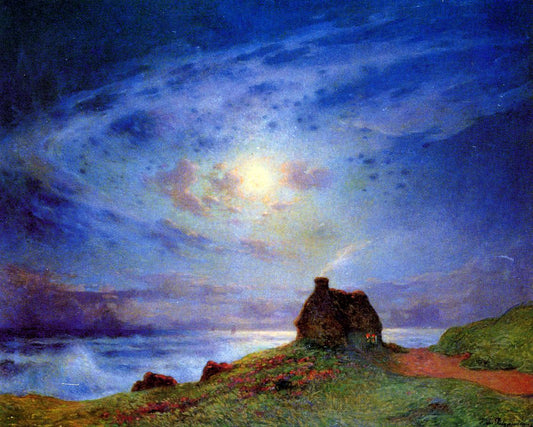 The Customs Cabin, vintage artwork by Ferdinand du Puigaudeau, 12x8" (A4) Poster