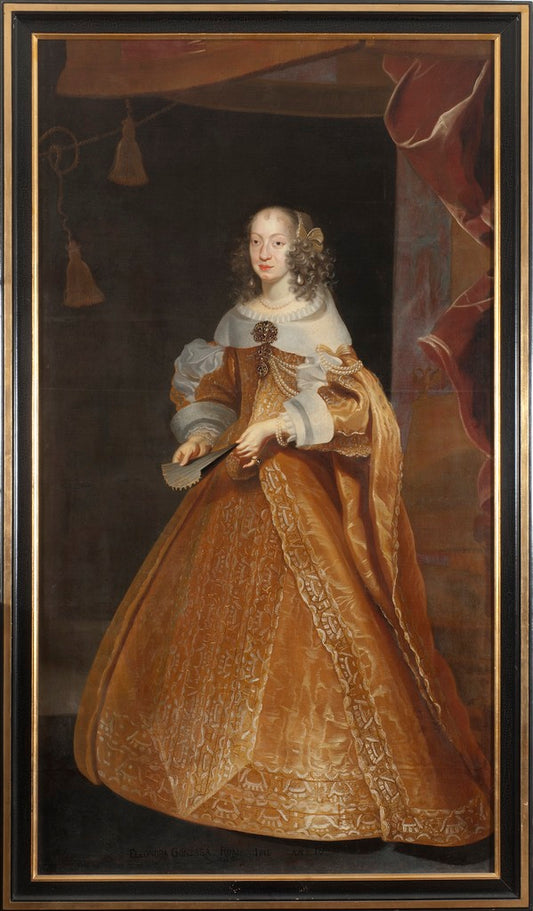 Eleonora Gonzaga, vintage artwork by Frans Luyckx, 12x8" (A4) Poster