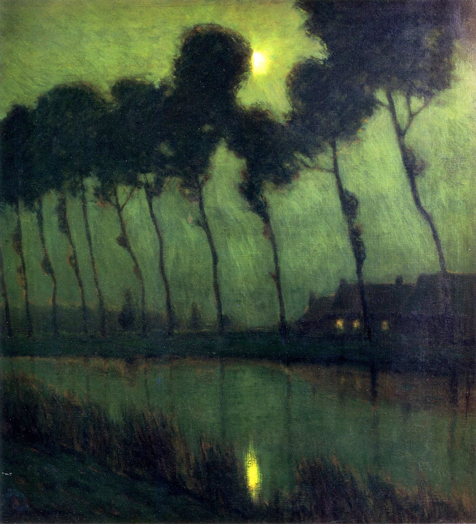 Bruges Moonlight by Charles Warren Eaton,A3(16x12")Poster