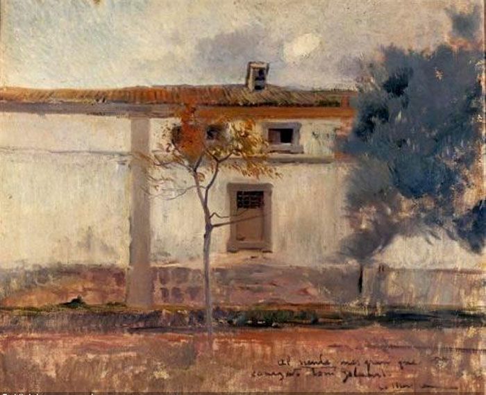 Paisaje con casa by Eliseo Meifren i Roig,A3(16x12")Poster