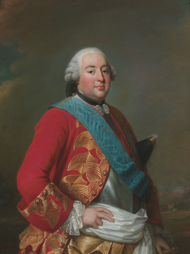Louis Philippe d'Orleans, vintage artwork by Alexander Roslin, 12x8" (A4) Poster