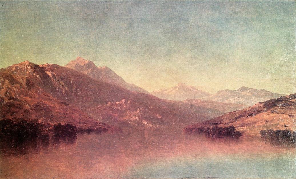 Rocky Mountain Landscape, vintage artwork by John W. Casilear, A3 (16x12") Poster Print