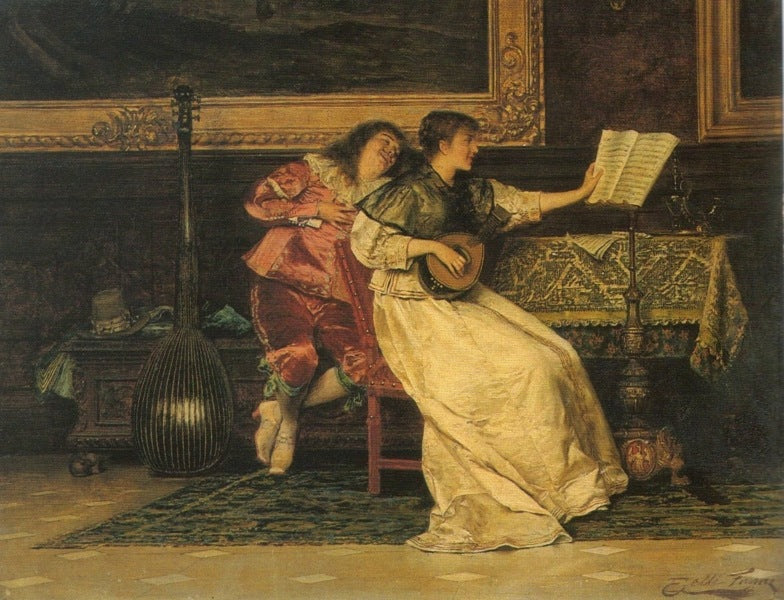 The Love Song by Edoardo Gelli,A3(16x12")Poster