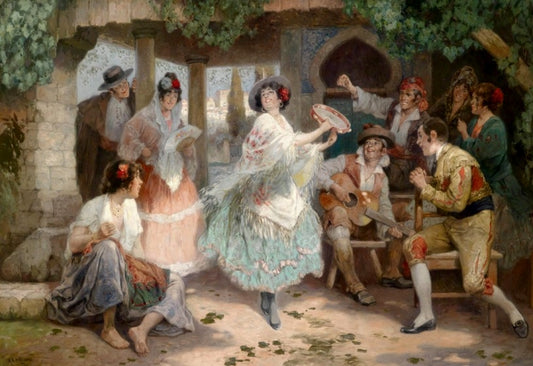 Southern Scene by Rudolf Alfred Höger,16x12(A3) Poster