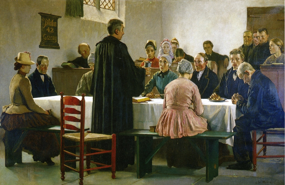 Communion by Gari Melchers,A3(16x12")Poster