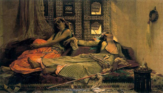 Harem, vintage artwork by Pierre François Eugène Giraud, A3 (16x12") Poster Print