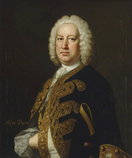 Admiral Fitzroy Henry Lee, vintage artwork by Thomas Hudson, 12x8" (A4) Poster