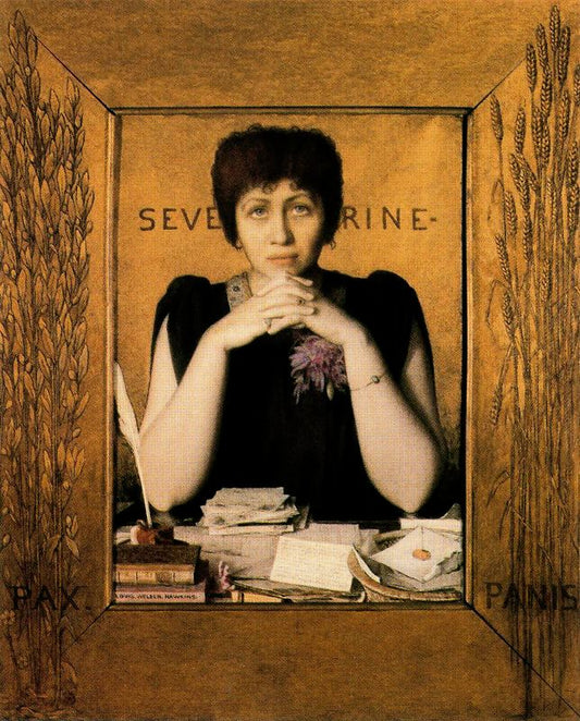 Madame Severine, vintage artwork by Louis Welden Hawkins, 12x8" (A4) Poster