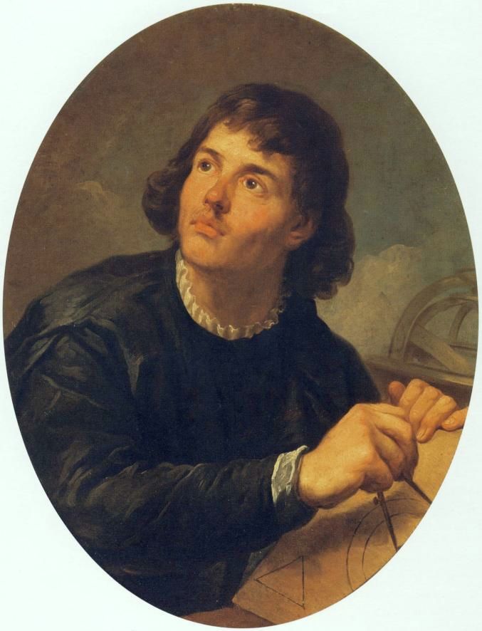 Nicolaus Copernicus, vintage artwork by Marcello Bacciarelli, 12x8" (A4) Poster