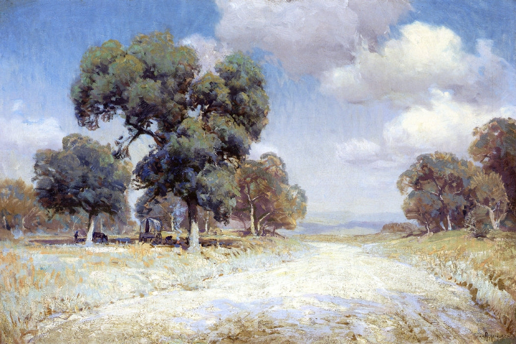 Landscape with Wagon by Julian Onderdonk,16x12(A3) Poster