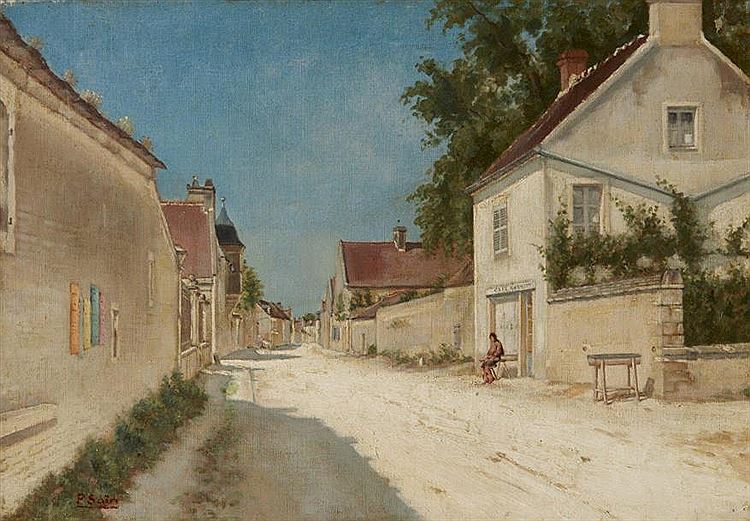 St Cenery le Geret, vintage artwork by Paul Jean Sain, 12x8" (A4) Poster