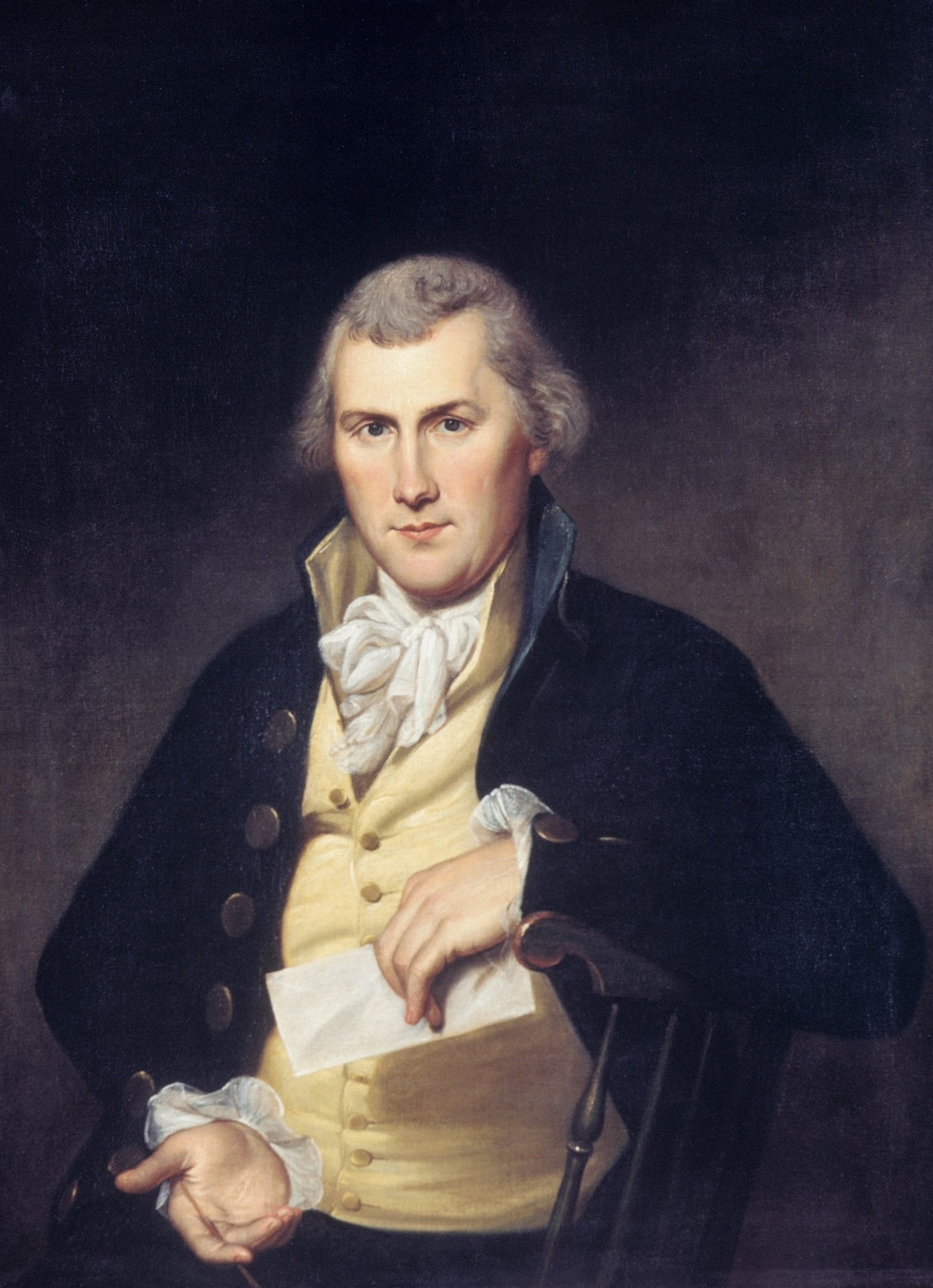Elie Williams, vintage artwork by Charles Willson Peale, 12x8" (A4) Poster