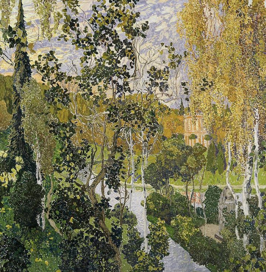Pavlovsk, vintage artwork by Alexander Golovin, 12x8" (A4) Poster