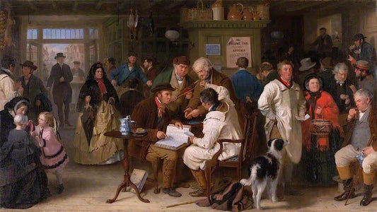 The Income Tax – Day of Appeal, vintage artwork by John Morgan, 12x8" (A4) Poster
