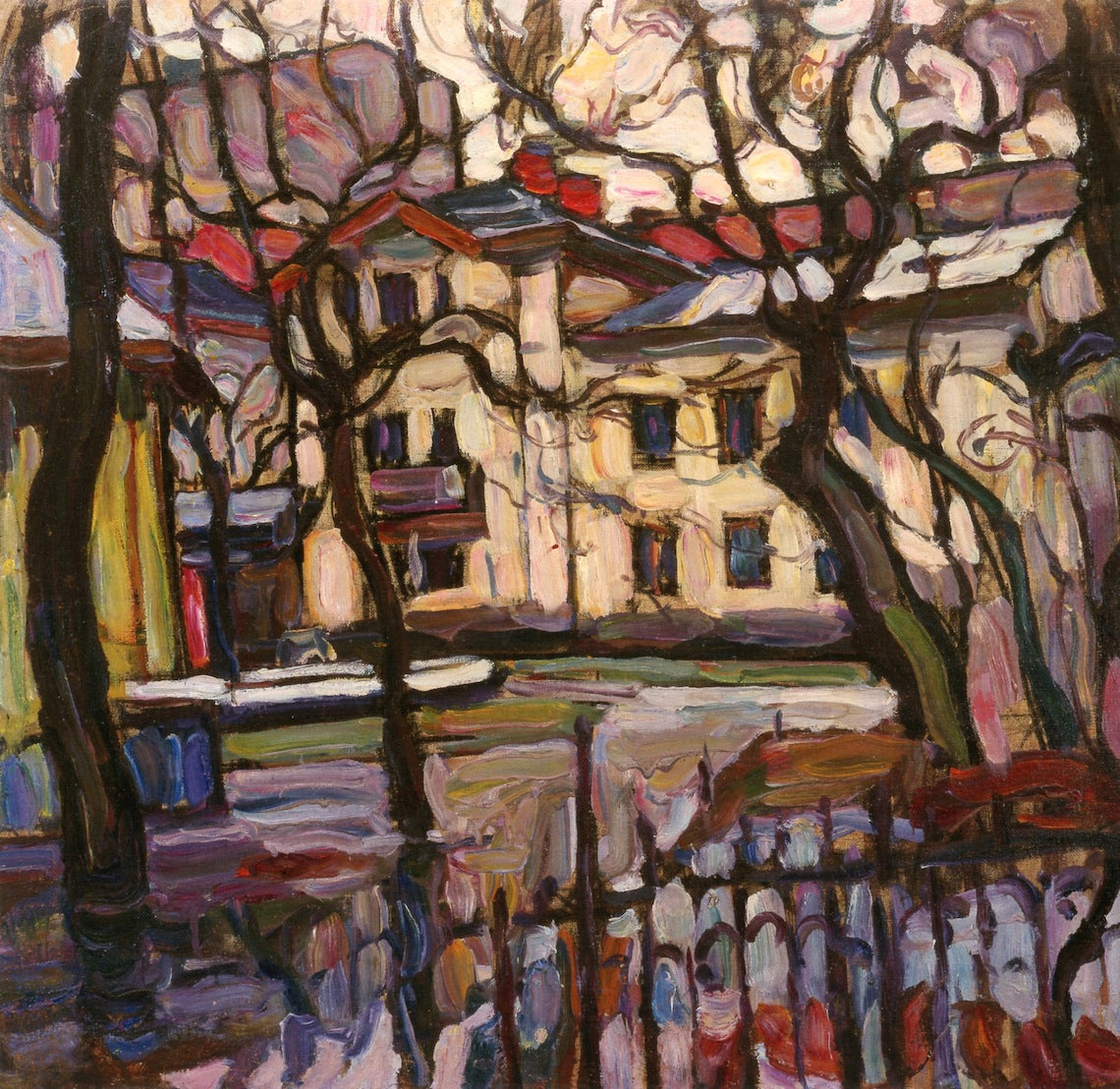 Outskirts of Moscow by Abraham A. Manievich,16x12(A3) Poster