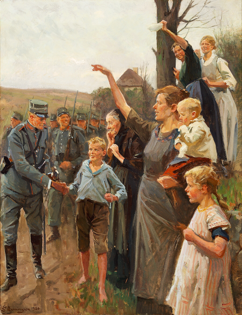 ough Guderup on the island of Als in 1920 by Erik Henningsen,A3(16x12")Poster