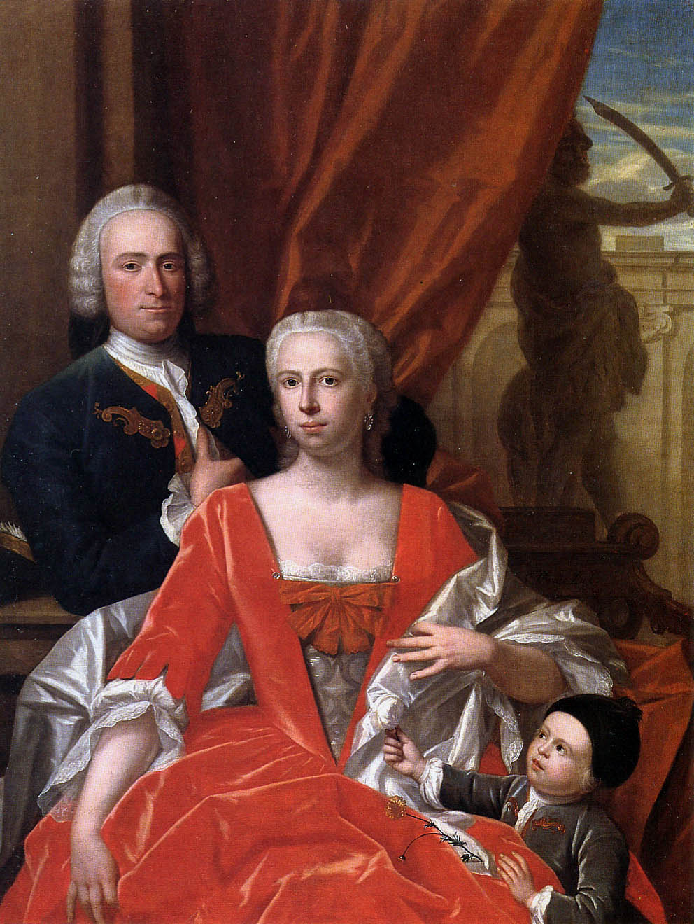 The Iddekinge family, vintage artwork by Philip van Dijk, 12x8" (A4) Poster