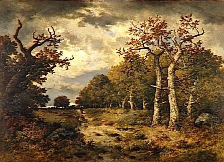 The Forest of Lisière, vintage artwork by Narcisse Dìaz de la Peña, A3 (16x12") Poster Print