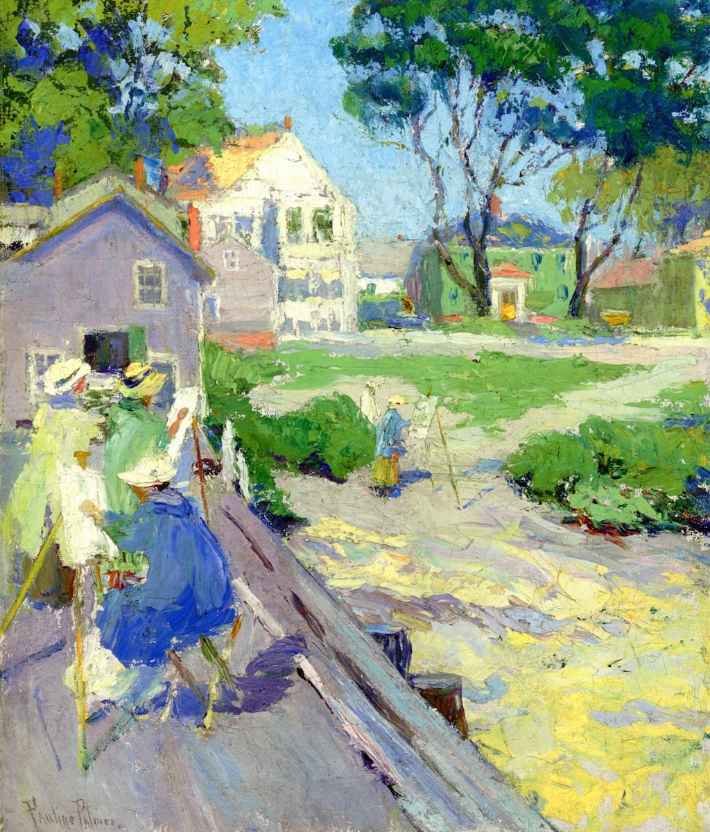 Sketch Club, Provincetown by Pauline Lennards Palmer,A3(16x12")Poster